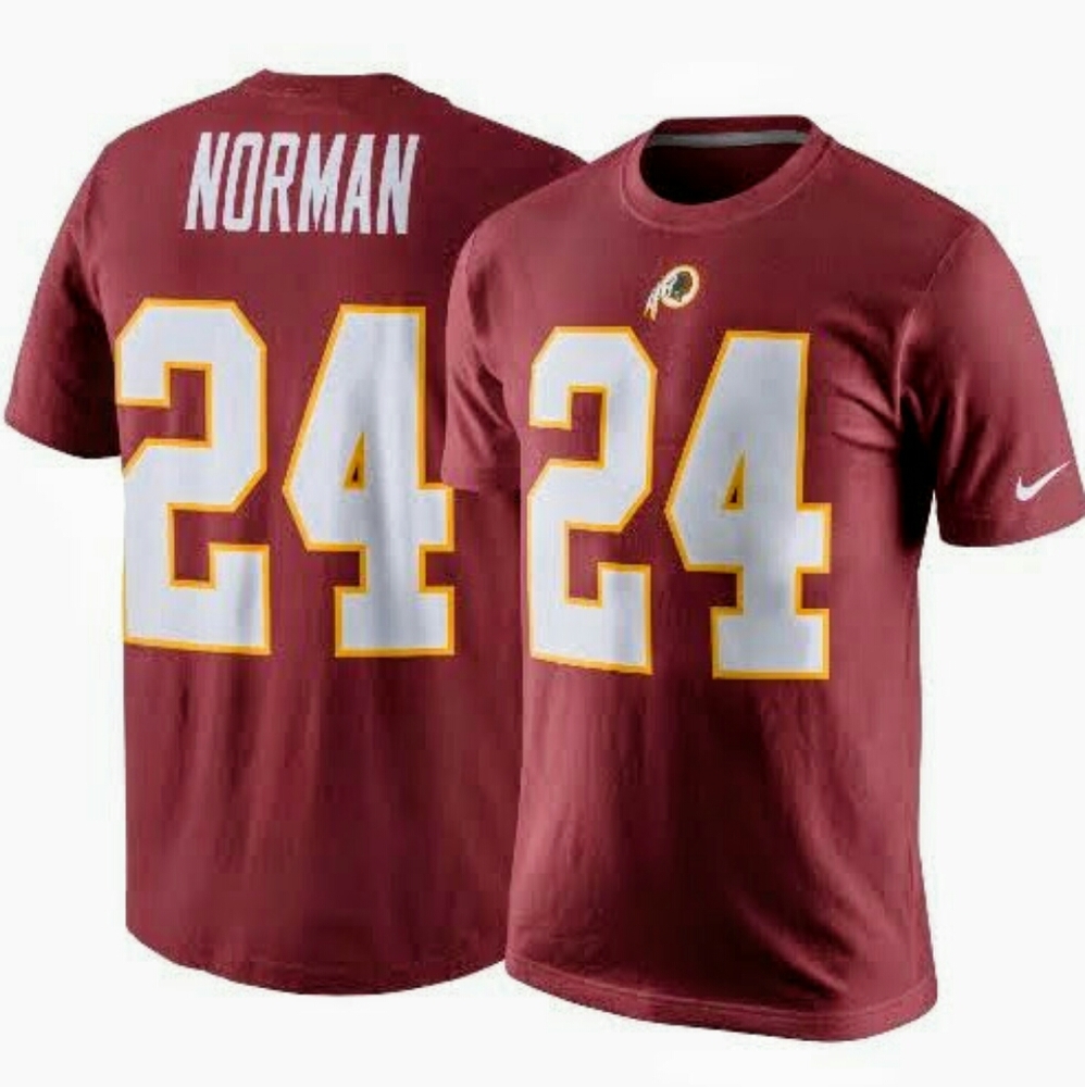 Nike Redskins #24 Josh Norman XL T-Shirt Jersey